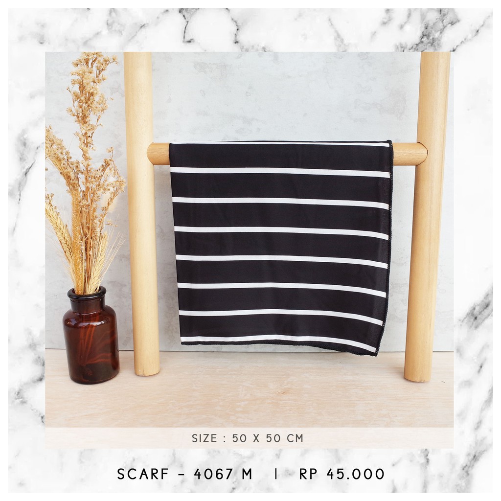 NECK SCARF / SYAL KOREA / SCARF PATTERN (SIZE 50 X 50 CM) - 3889 / 4067-4067 M