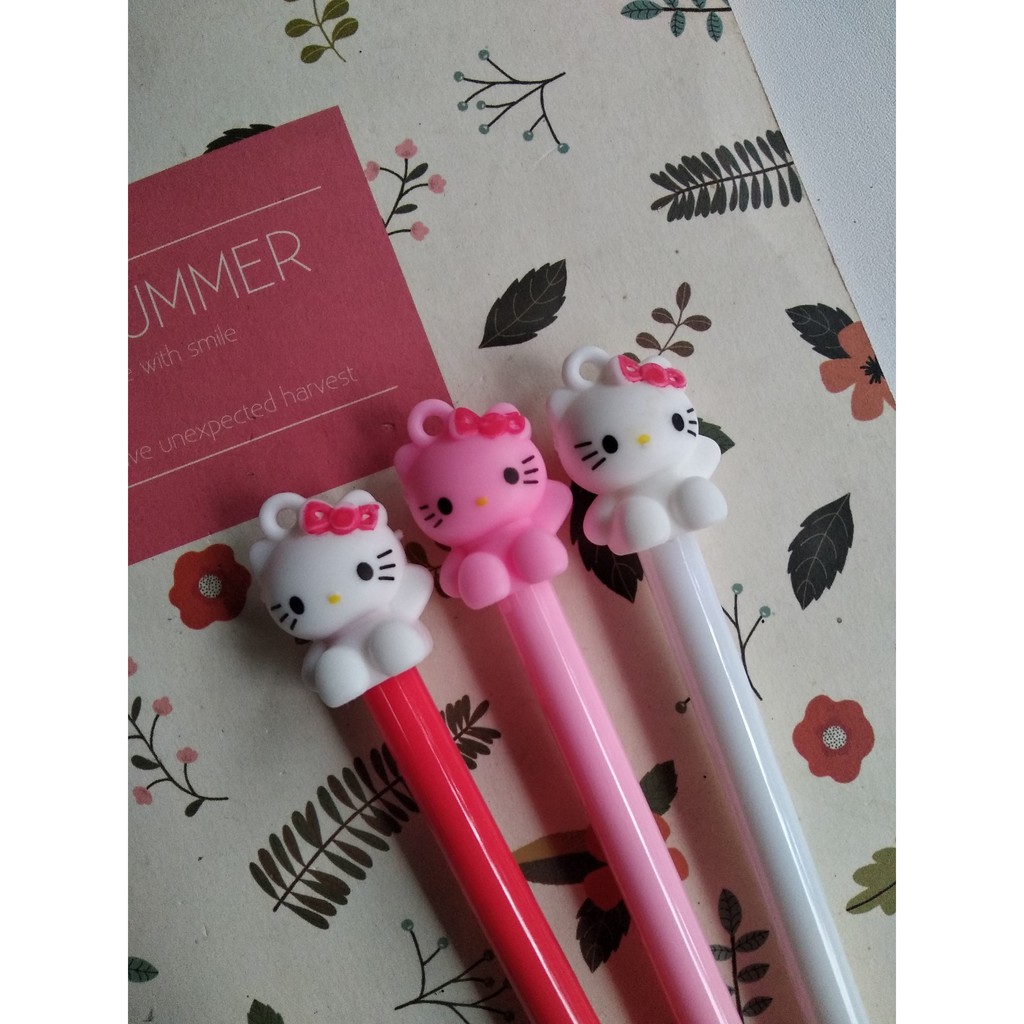 

Pulpen Karakter Hello Kitty Duduk