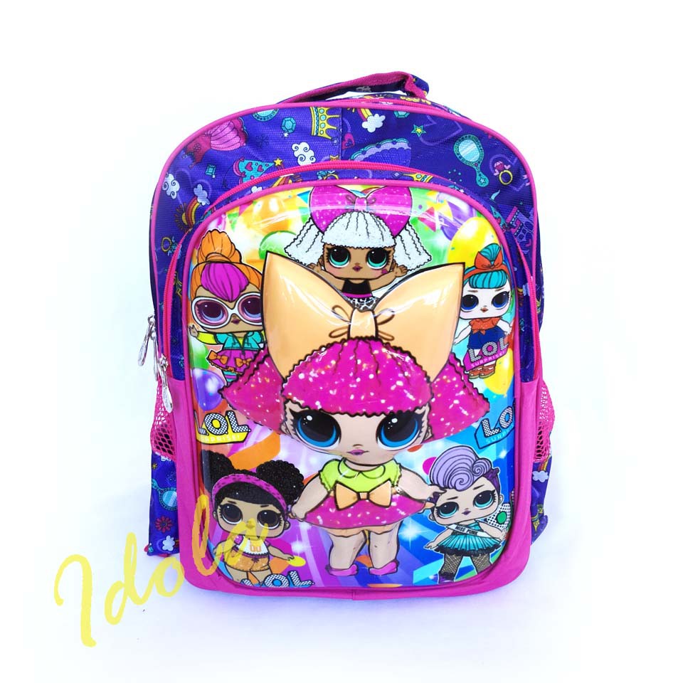 Tas Punggung Anak Perempuan Sd Motif Lol 3d Lucu Tas Ransel Anak