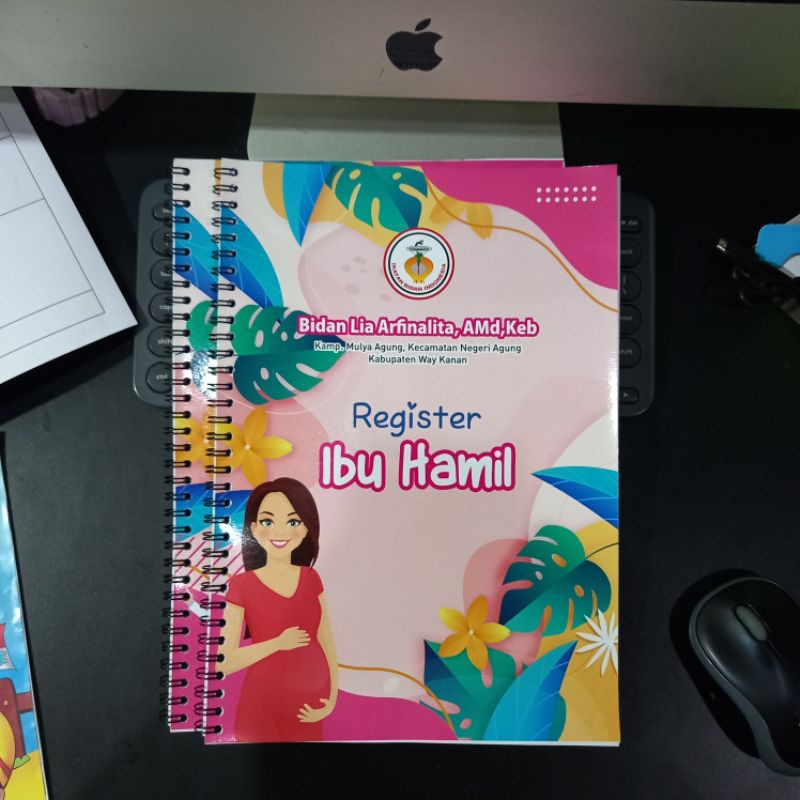 Jual BUKU REGISTER KEBIDANAN UKURAN A5, CATATAN HARIAN BIDAN, LEMBAR ...