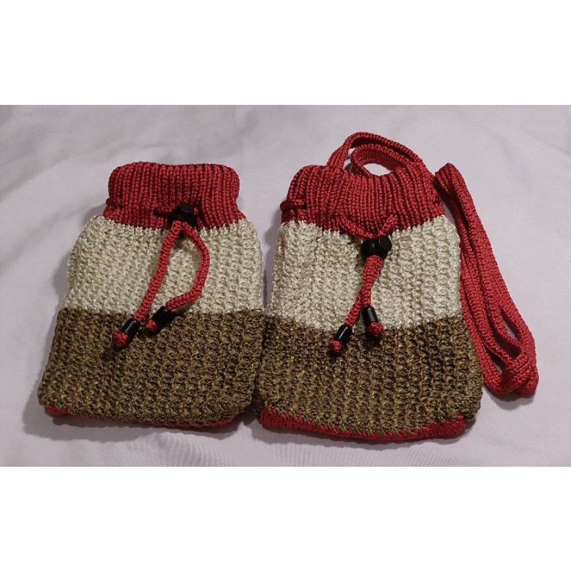 TasHpSerutRajutrandomwarna#tas selempang rajut#tashprajut