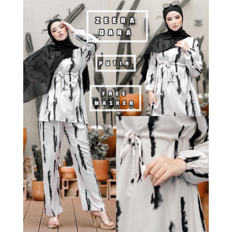 Daster arab ZEERA DARA Original One Set Rayon Tiedye