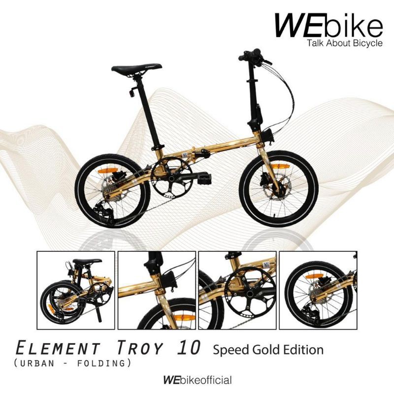 Sepeda Element TROY,10 Speed CHROME EDITION