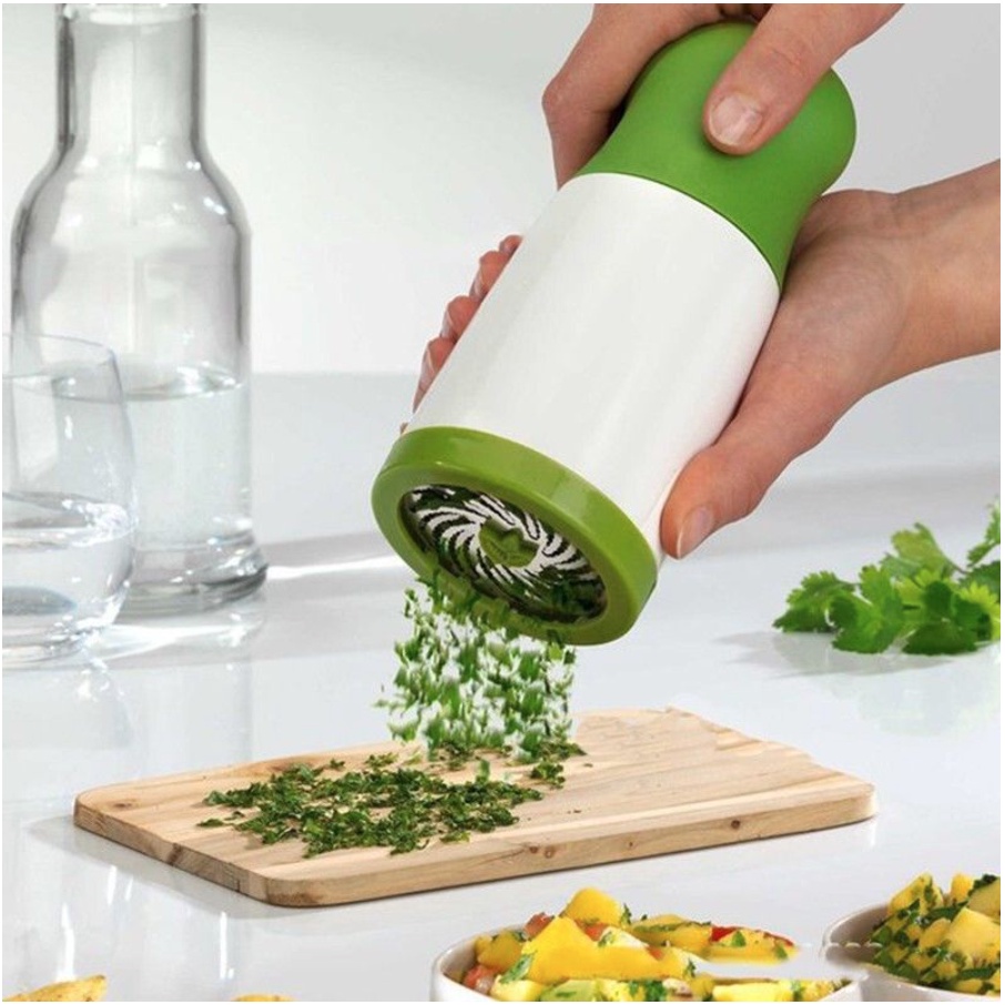 Penggiling Bumbu Herb Grinder Shredder Dengan Pisau Tajam Alat Potong Bawang dan Daun / Alat Masak Penggiling Dapur