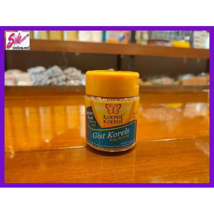 

Giragi- Ragi Kering Koepoe Koepoe Gist Korels 65 Gr -Makanan-Minuman.