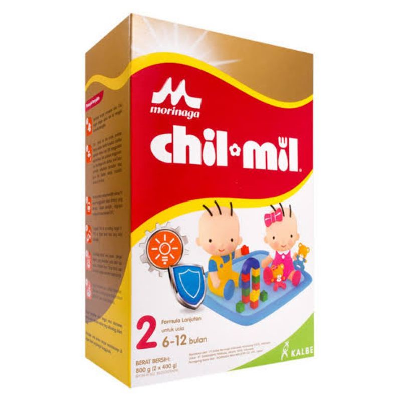 CHIL-MIL GOLD 780GR | SUSU MORINAGA  CHIL MIL6-12 BULAN