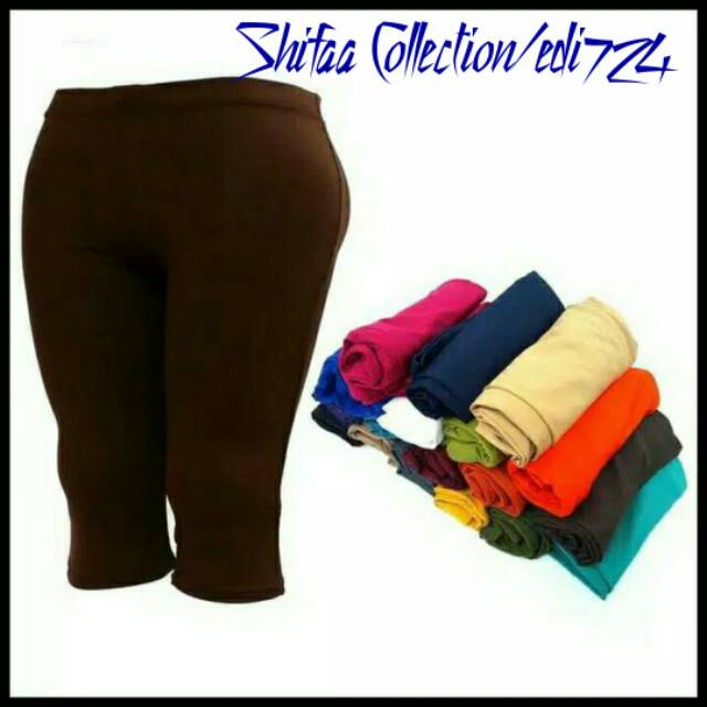 Legging / Celana Pendek / Legging Murah /Celana Legging Pendek 7/8 - (Jumbo Dewasa)