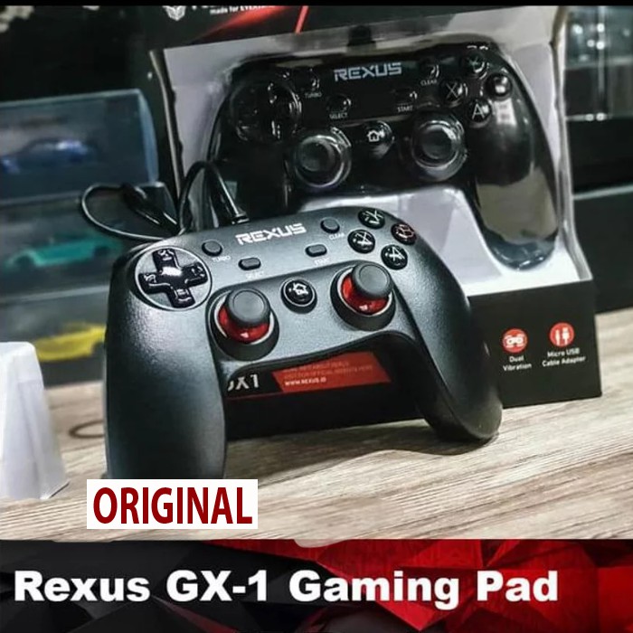 Trend-Rexus Gladius GX1 Non Holder Gaming Gamepad - Joystick Stick Tanpa Holder
