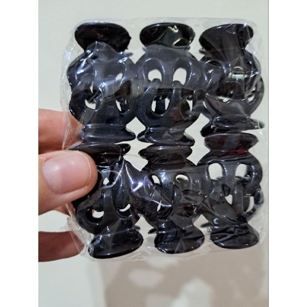 12 pcs/ Selusin Jedai Mini hitam Jepit Rambut Kecil