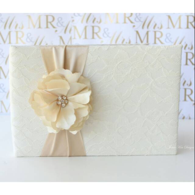 Guestbook Wedding / Buku Tamu Pernikahan Rustic Shabby