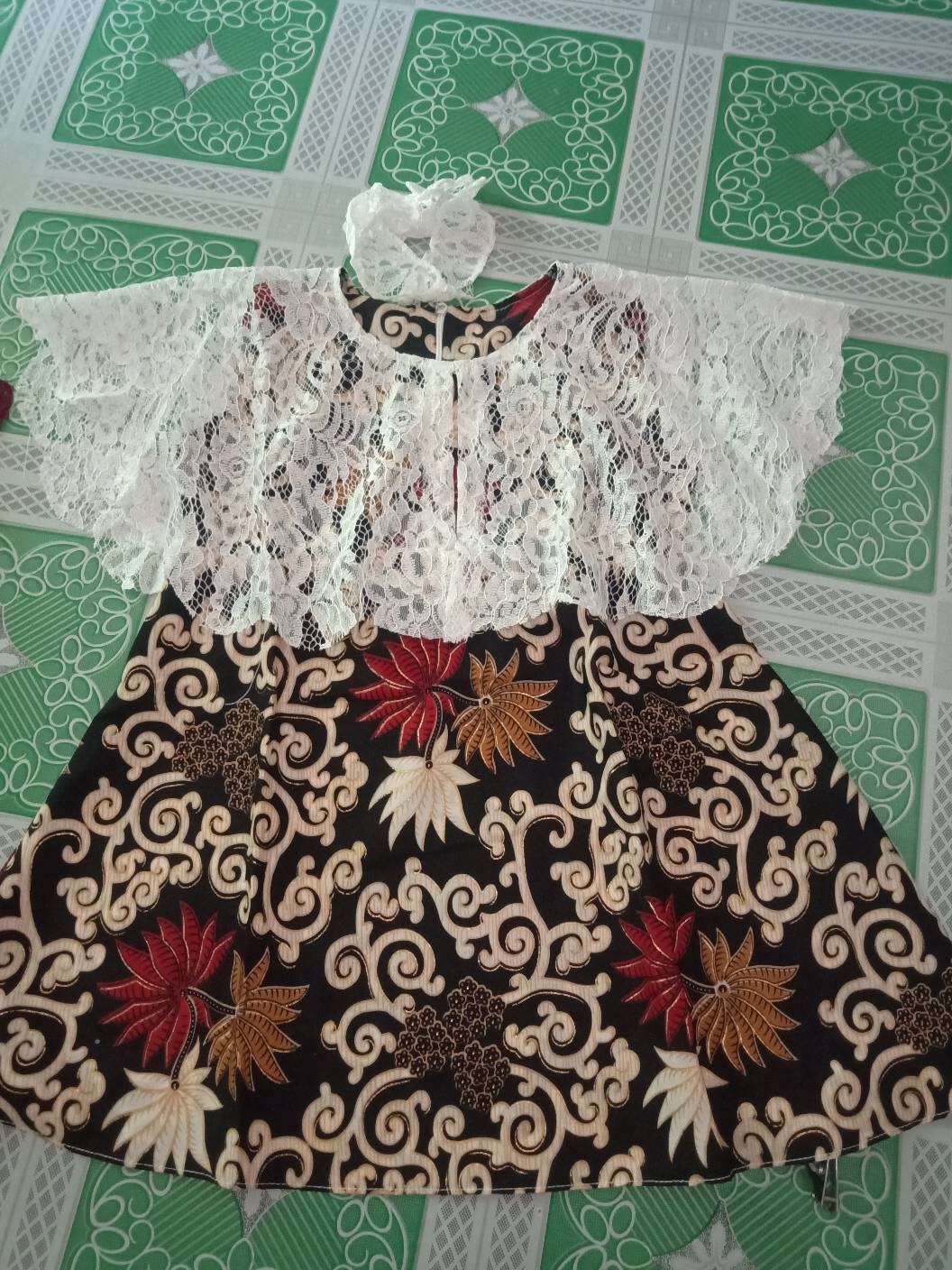Dress Kelly Batik Kids Dress Cape Anak Dress Batik Anak 3 Warna
