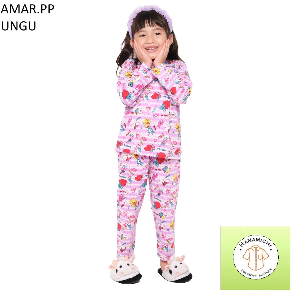 Hanamichi AMAR.PP Piyama Anak Lengan Panjang Full Print