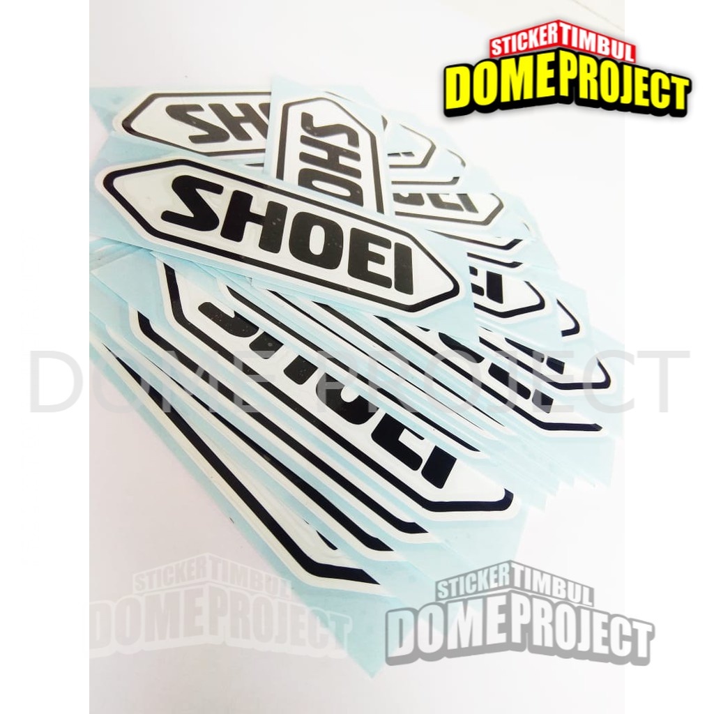 SHOEI STIKER CUTTING STIKER HELM MOTOR AKSESORIS HELM STIKER HELM WATERPROOF AKSESORIS SEPEDA MOTOR