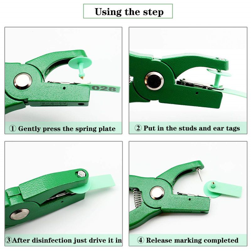 Aplikator Eartag Applicator Eartag Domba Kambing Sapi Babi Tang Applikator