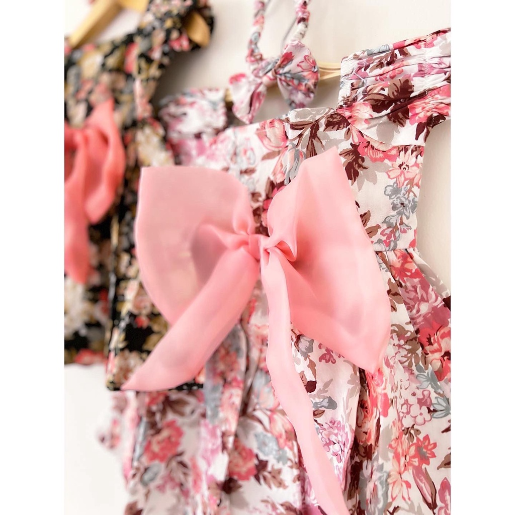 LILYROSE PITA KACA HIKARU DRESS Premium katun jepang baju bayi Baju Setelan Bunga Pergi Lucu Fashion Anak Bayi Perempuan Cewek Terlaris Lucu ICHIKA kelly hazel