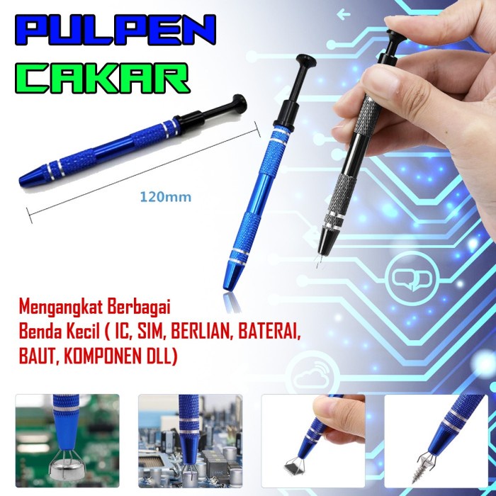 Pulpen Cakar Extractor Diamond Grabber - Pen Pickup Benda Kecil IC