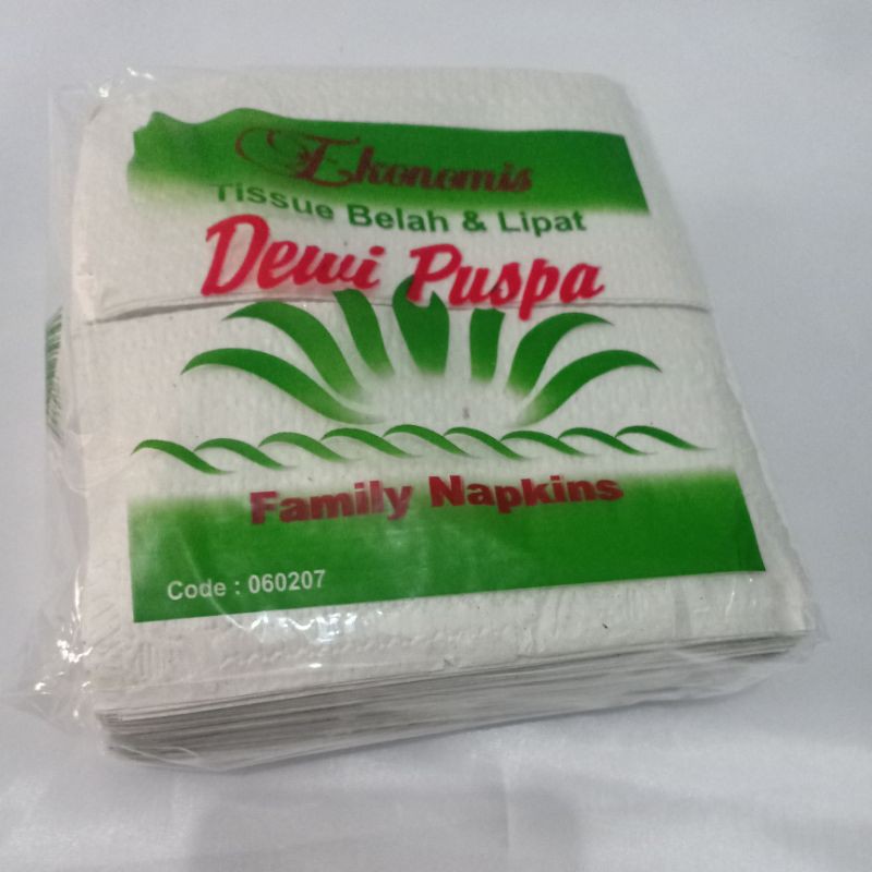 Tissue Makan Dewi Puspa Putih / Warna