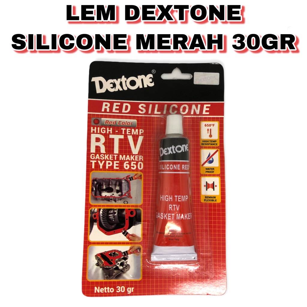 

LEM DEXTONE SILICONE MERAH 30GR