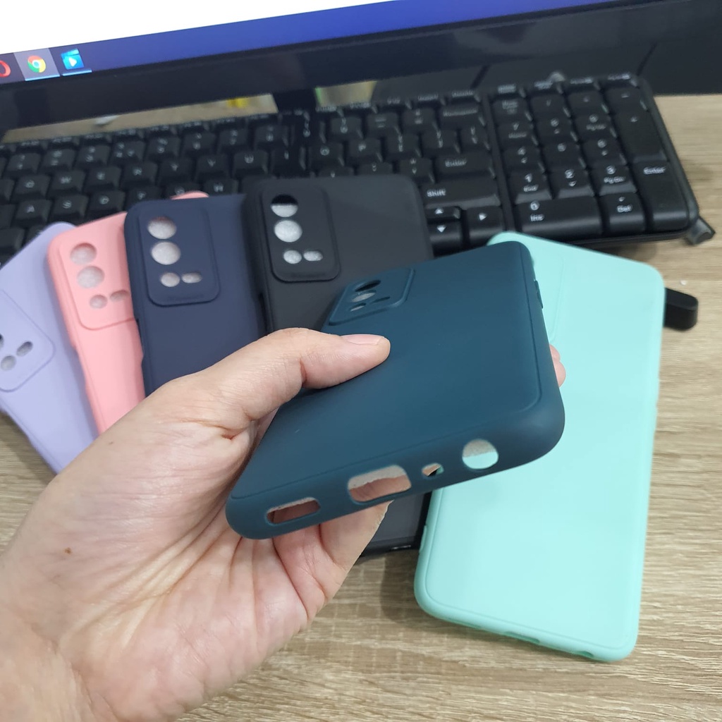 Silvertech Kesing OPPO A55 4G Softcase silikon kesing dan Accesories