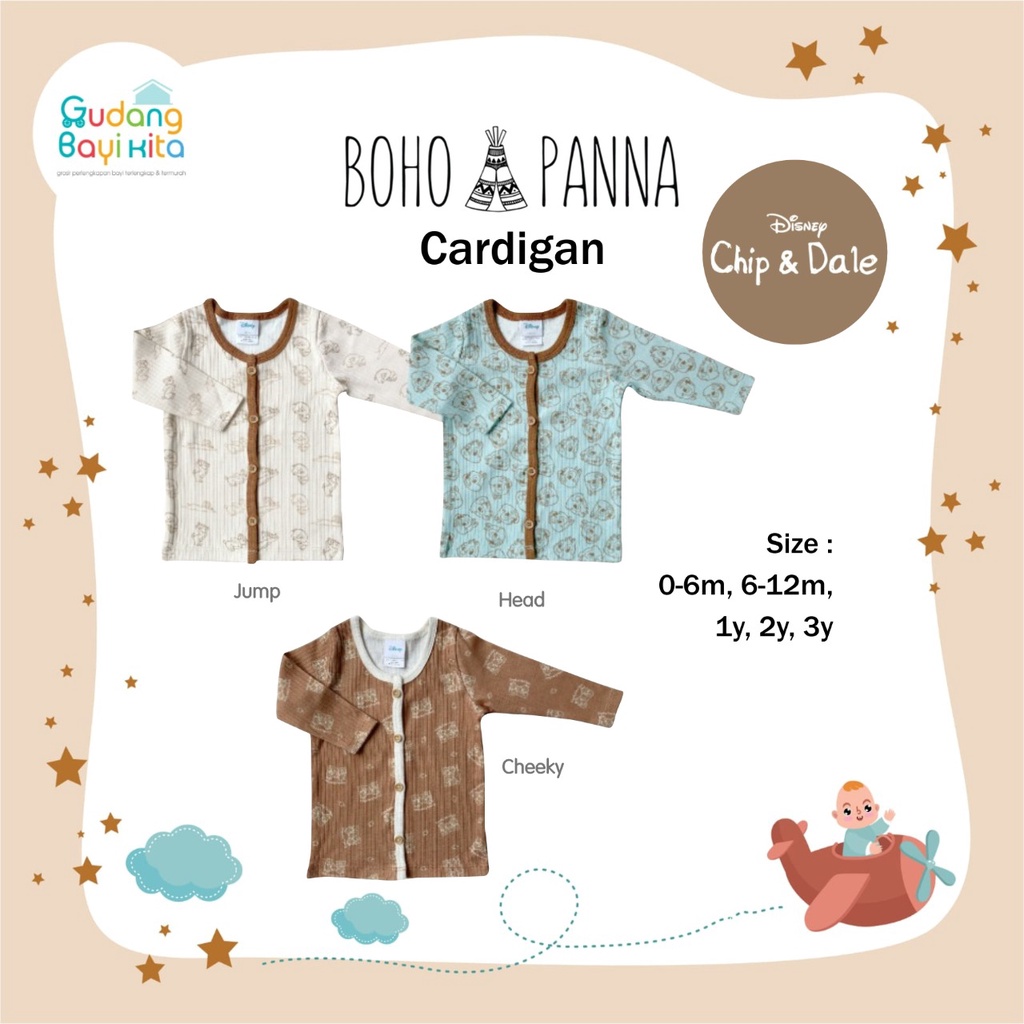 BOHOPANNA / CARDIGAN BOY - DISNEY / Cardigan Anak Laki-Laki