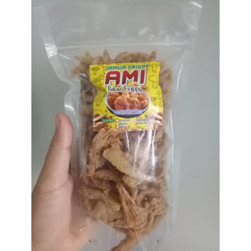 

Camilan jamur crispy murah