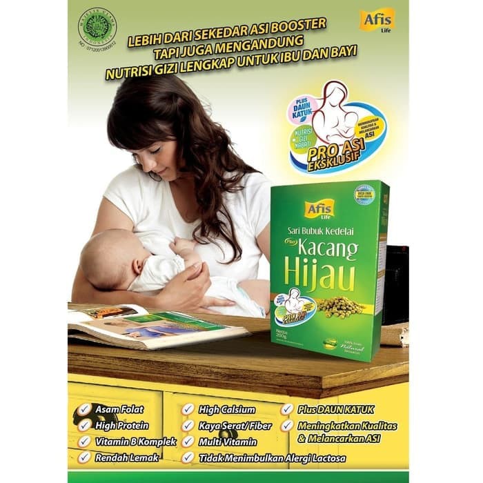 

Star Seller Afis Life - Susu Bubuk Kedelai Kacang Hijau 200g Bagus
