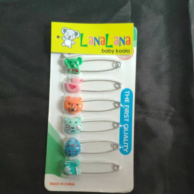 LZ.C21 Set peniti besar plastik aman untuk bayi anak