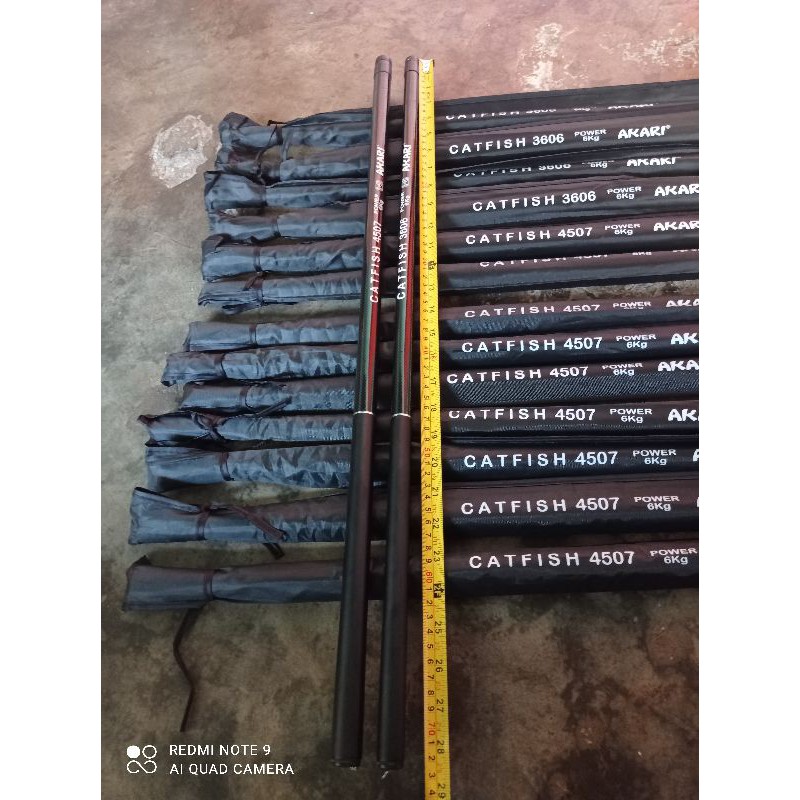 joran tegek catfish akari 360cm dan 450cm