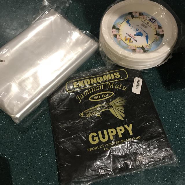 Piring Plastik Kecil (p6)/piring Plastik/piring Makan Plastik 50pcs