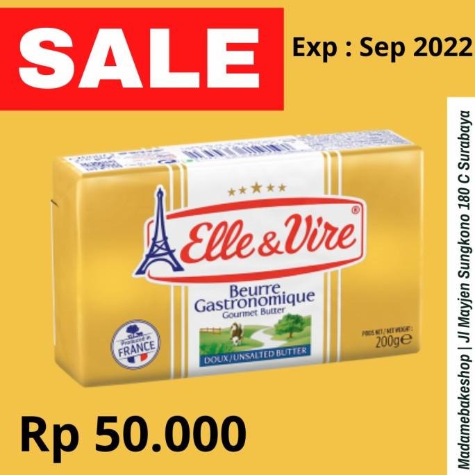

(BISA COD) ELLE VIRE UNSALTED BUTTER DISKON Kode 563
