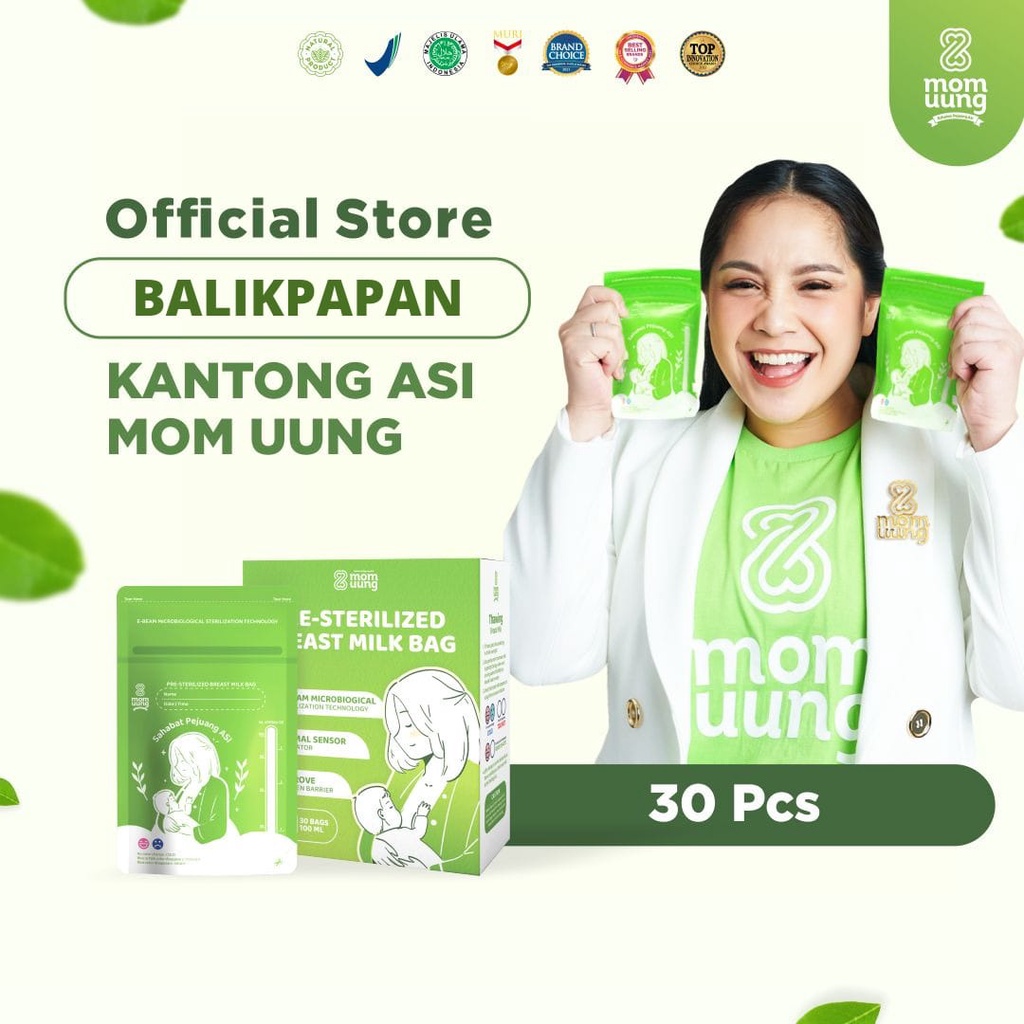 ASI BAG MOM UUNG Pre-sterilized Breast Milk Bag 100ml / KANTONG ASI MOMUUNG BALIKPAPAN