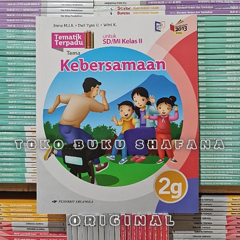 PAKET TEMATIK TERPADU 2E-2H KELAS 2 SD SEMESTER 2 ERLANGGA KURIKULUM 2013 REVISI