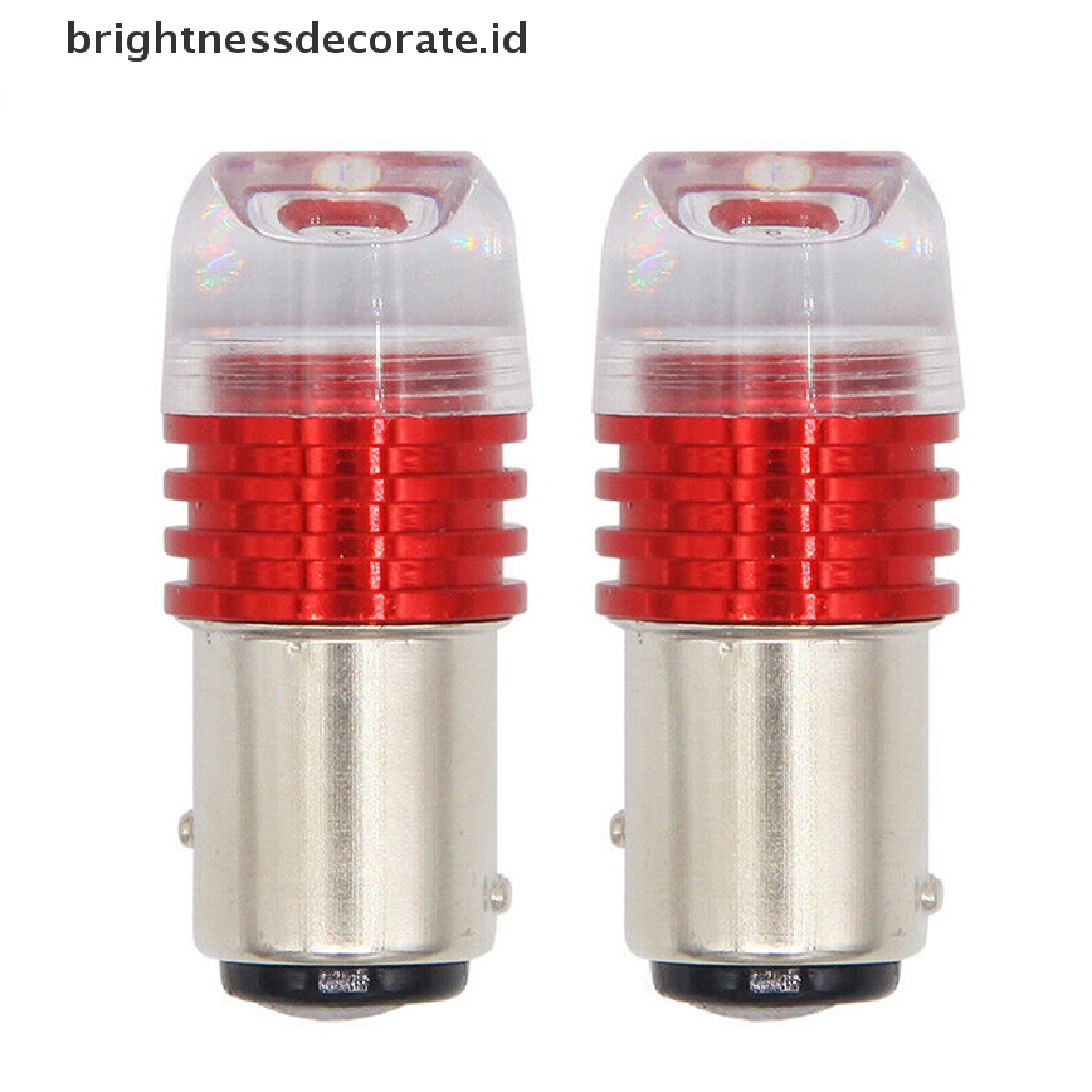 2 Pcs Bohlam Lampu Led 1157 BAY15D P21 / 5W Warna Merah