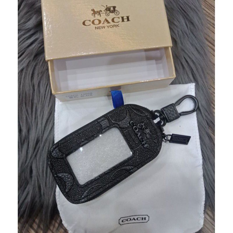 Dompet Gantungan Kunci STNK Mobil Dan Motor Coach Black Premium Quality