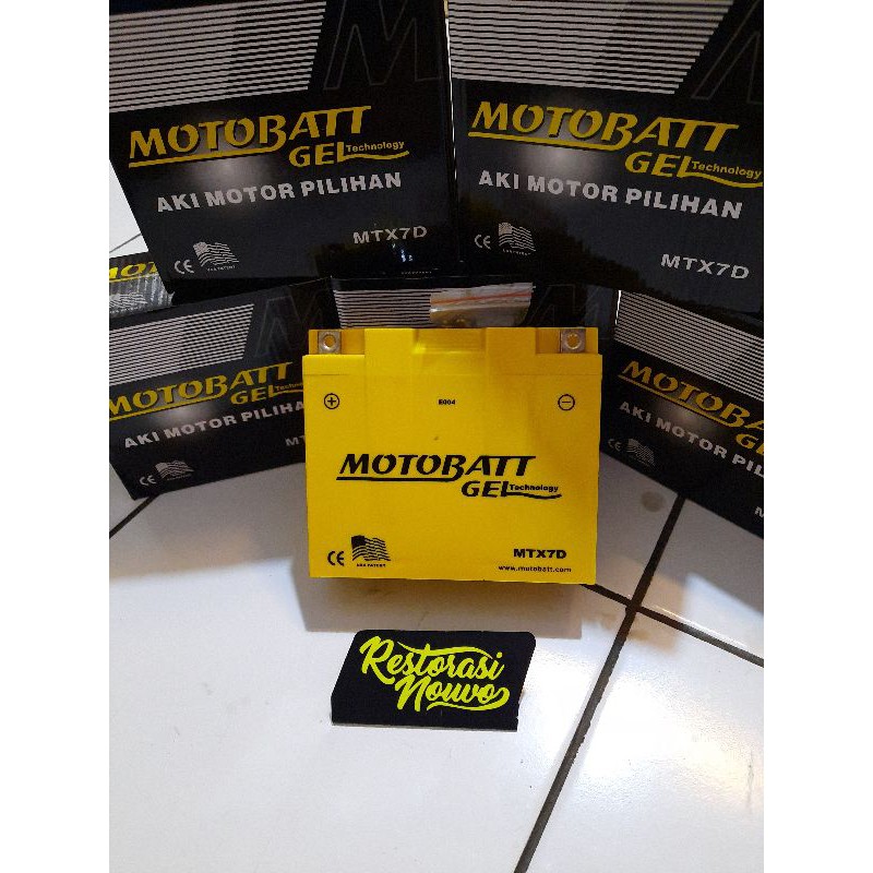 Aki motobatt nouvo aki nouvo motobat accu nouvo tiger motobatt 7A aki tiger motobatt accu nouvo