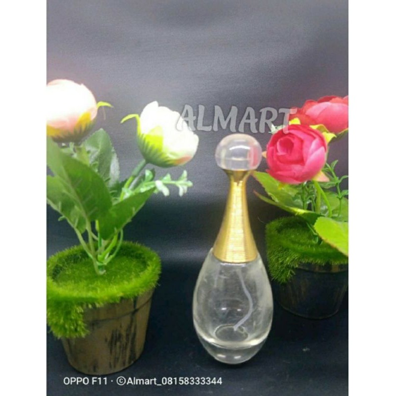 botol parfum spray antik 60ml kaca