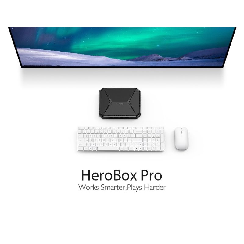 Mini PC Herobox Pro Intel Jasper Lake N4500 8GB/256GB HDMI VGA WINDOWS 10