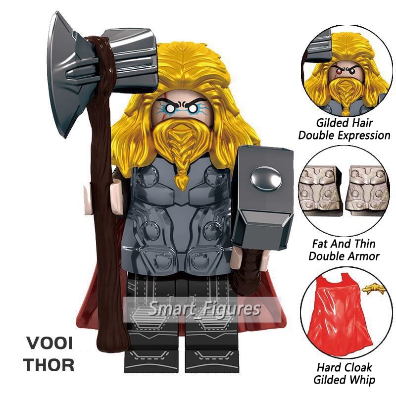 Mainan Action Figure Karakter Marvel Thor Mini WM2417-A Untuk Koleksi / Hadiah