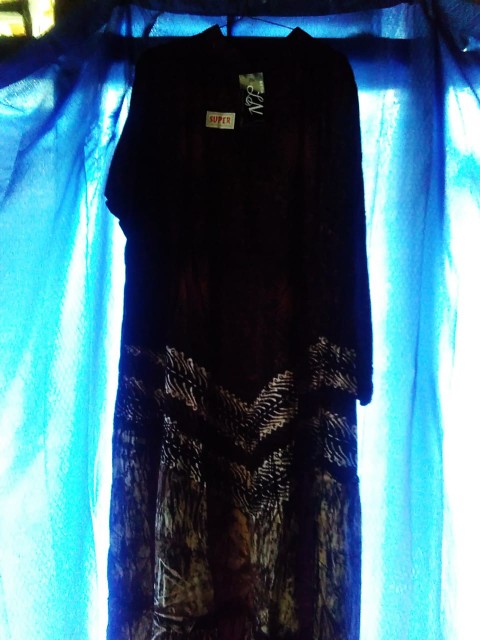 Gamis Twill Ori Batik Abstrak | Gamis Twill Original Batik Tradisional Motif Madongan