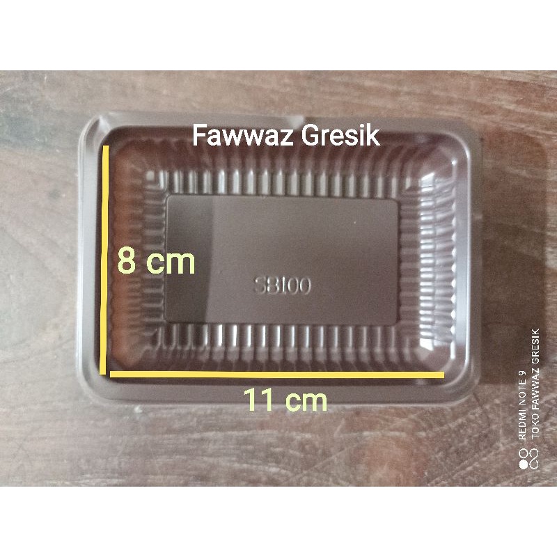 Mika Kue Tart Brownies Mini SB100 / Mika SB 100 ISI 50 PCS / Mika SB100 Persegi Brownis Mini