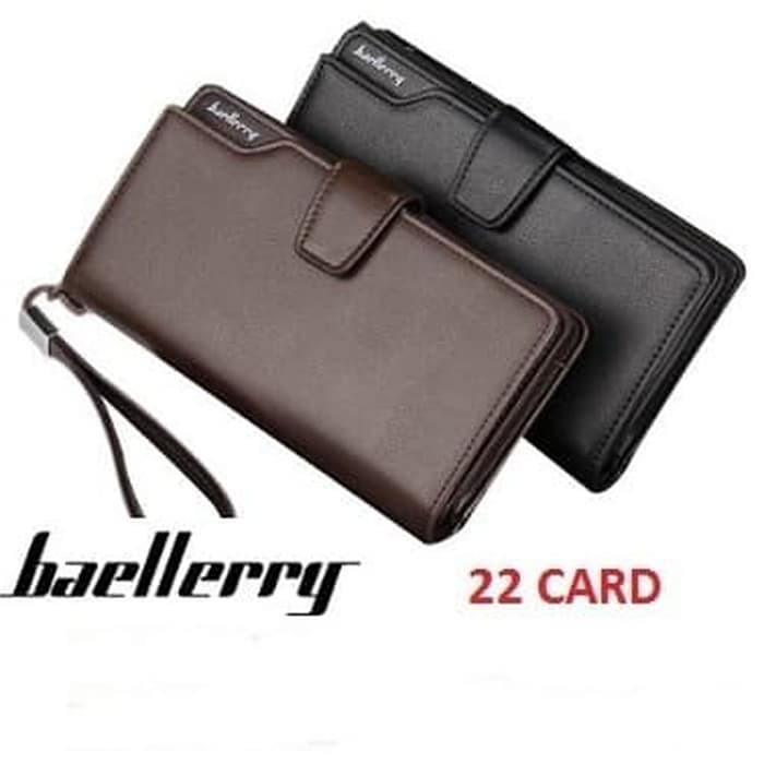 NEW MODEL DOMPET KULIT PRIA WANITA PANJANG IMPORT BAELLERRY 22 CARD