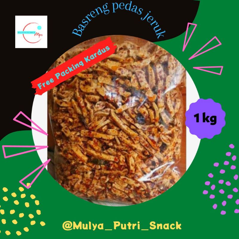 

BASRENG PEDAS daun jeruk 1kg / BASRENG SPEDAS