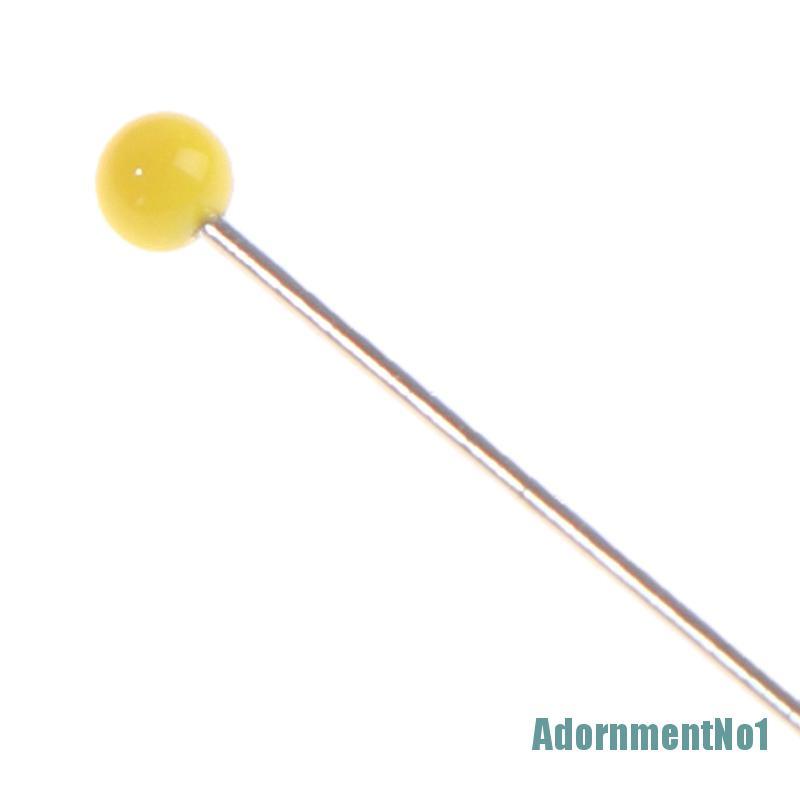 [AdornmentNo1]Sewing Pins 38mm Glass Ball Head Push Quilting Pins for Jewelry DIY Sewing Tool