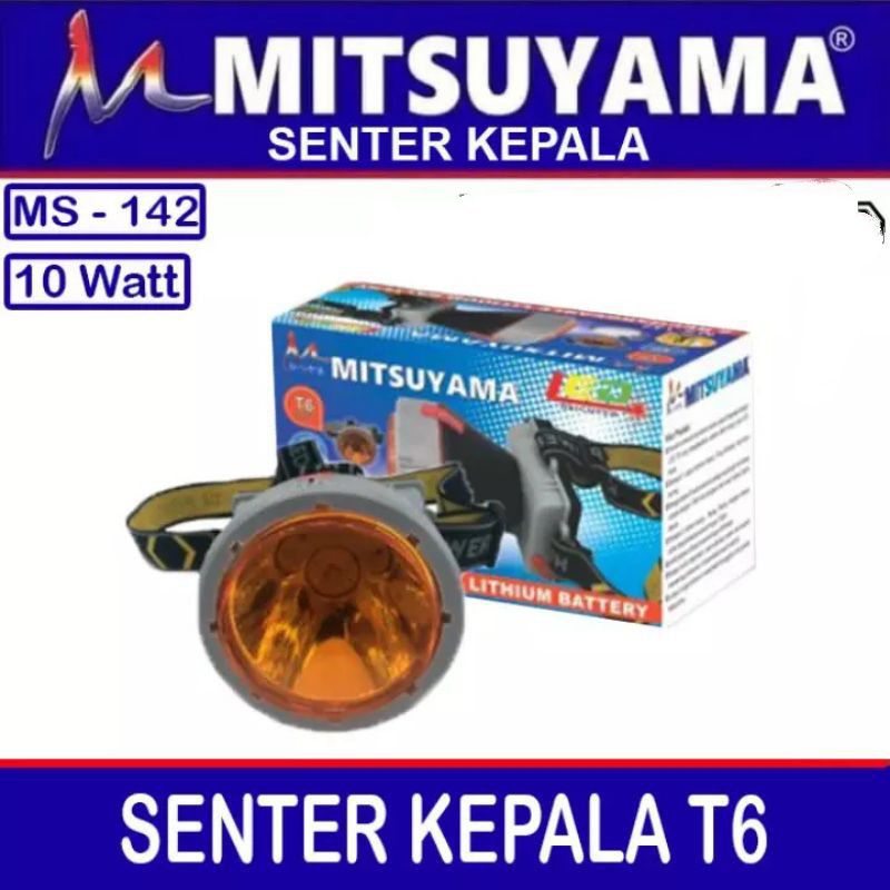 Senter Kepala Headlamp MS-142 MULTIFUNGSI 10W Bohlam Berkualitas