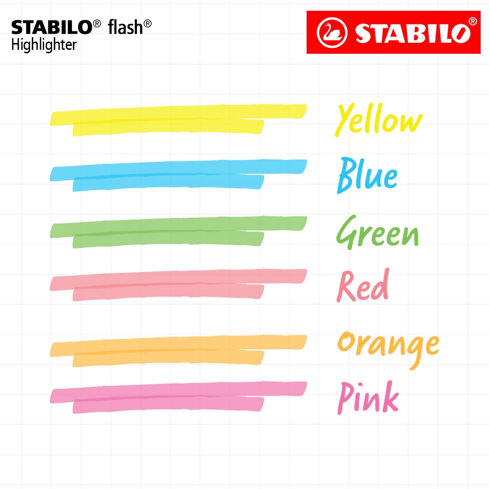 STABILO Flash / Mix Colors / Highlighter