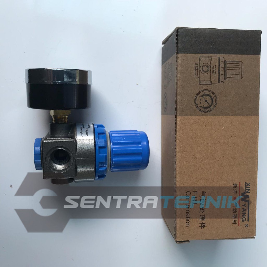 Regulator Angin 1/4&quot; AR2000 AR20 AR-2000 Kualitas Taiwan