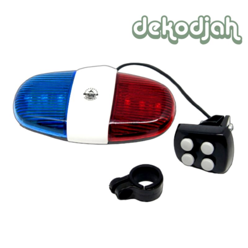 BEL KLAKSON LAMPU SIRINE POLISI SEPEDA ANAK ETERNA