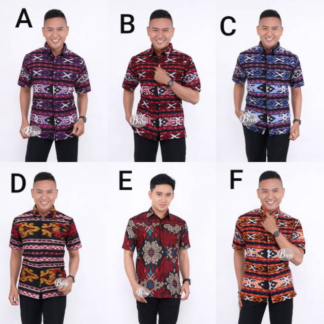 BATIK PRIA MODERN MOTIF TENUN