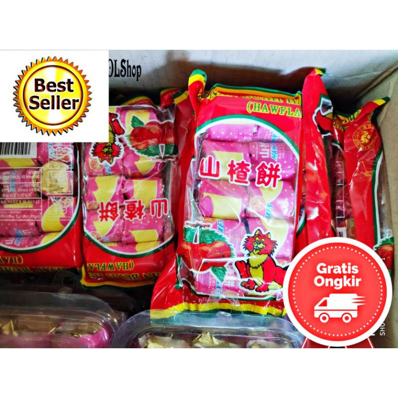 

MANISAN / MANISAN HAW FLAKES / CEMILAN / MAKANAN / JAJANAN / KUE / MANISAN BUAH HAW / PERMEN BUAH
