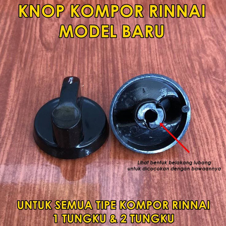 [BAYAR DITEMPAT] Knop/Handle Kompor Gas untuk Rinnai model Baru bahan ABS